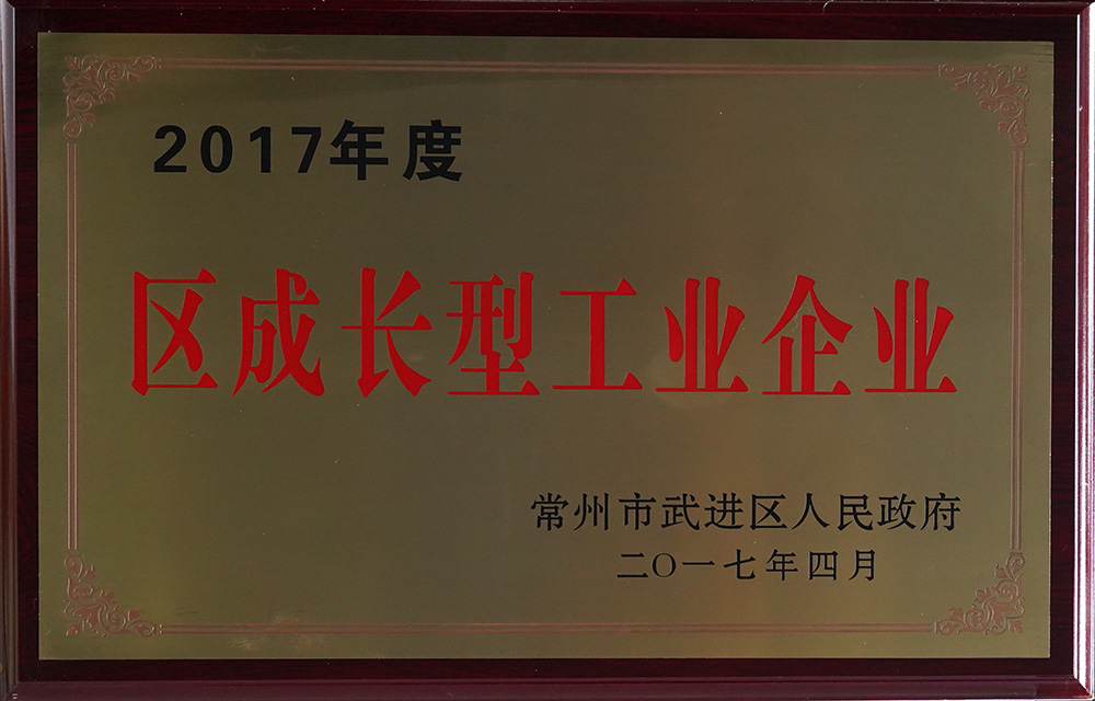 2017年度區成長型工業企業